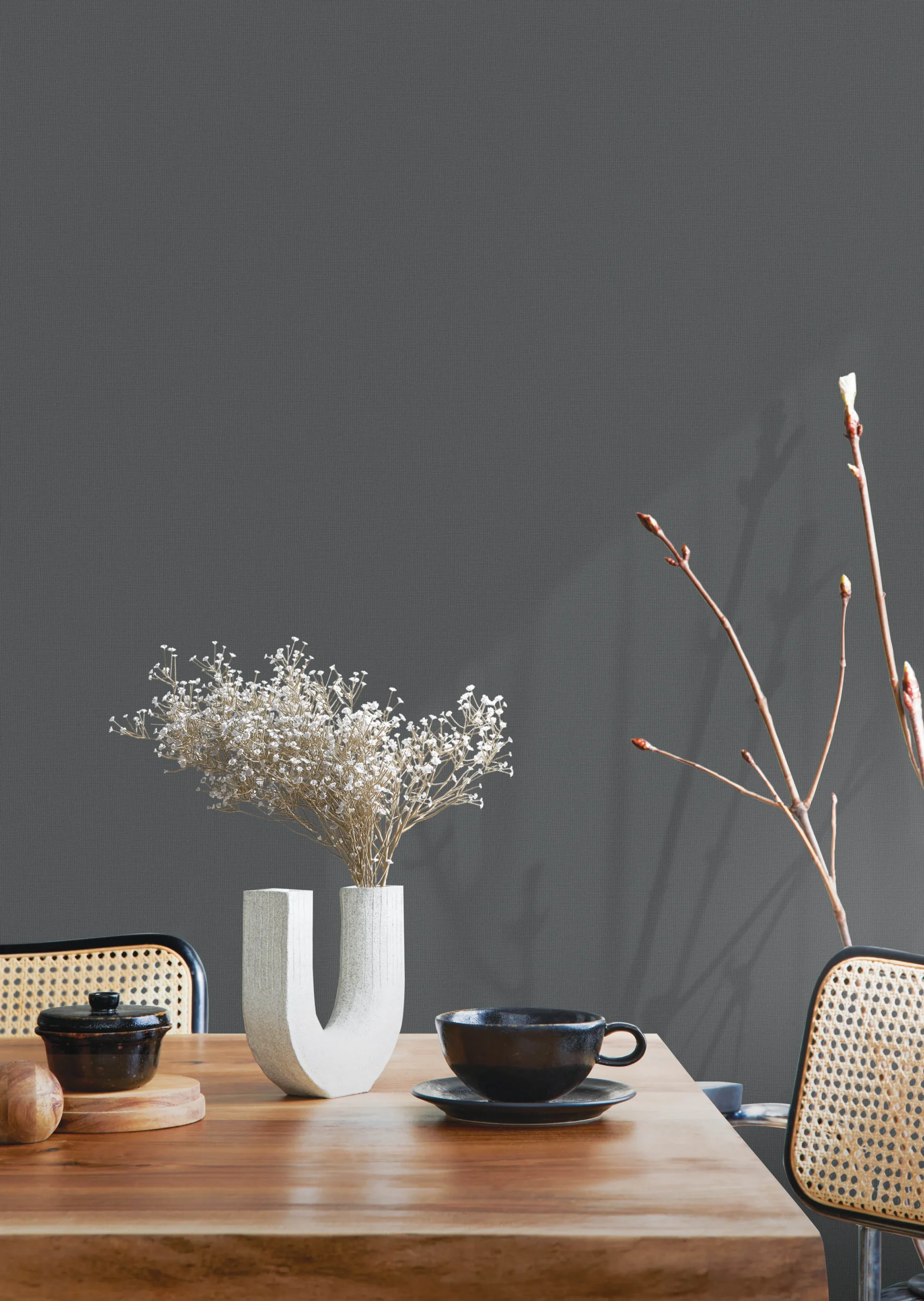 Gray Embossed Wallpaper – Understated Elegance (24203-6)